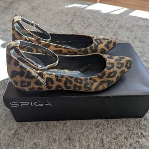 Via Spiga leopard flats